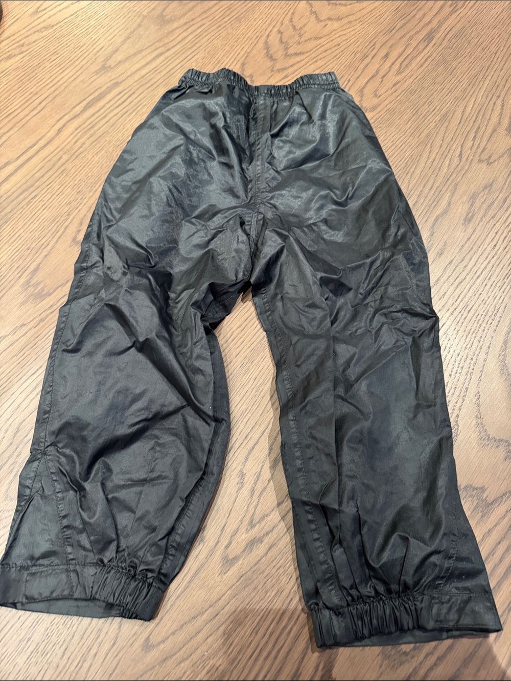 Men's Black Waterproof Rain Pants